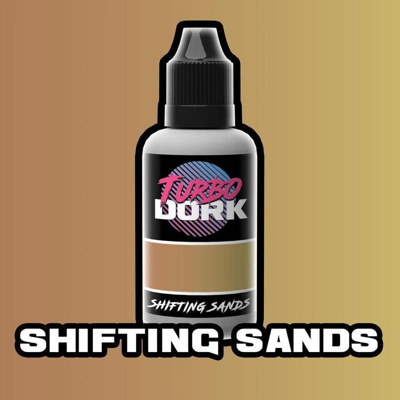 A picture of Turbo Dork - Metallic Acrylic Paint: Shifting Sands (20ml Bottle)