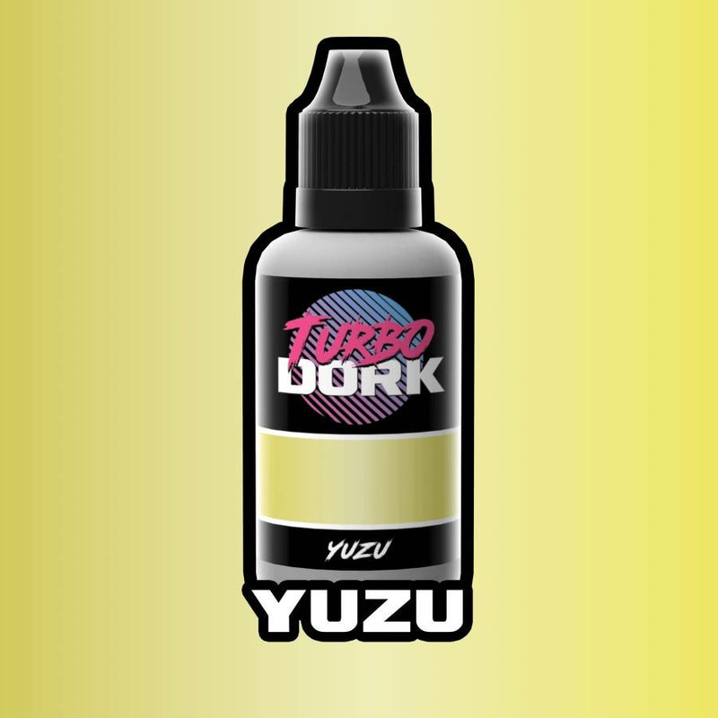 A picture of Turbo Dork - Metallic Acrylic Paint: Yuzu (20ml Bottle)