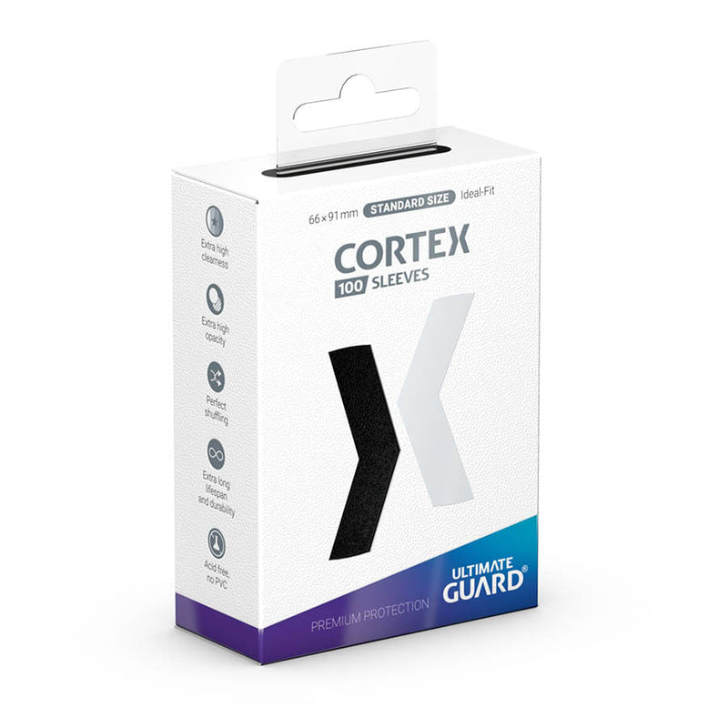 Cortex Sleeves: Matte Black (100)