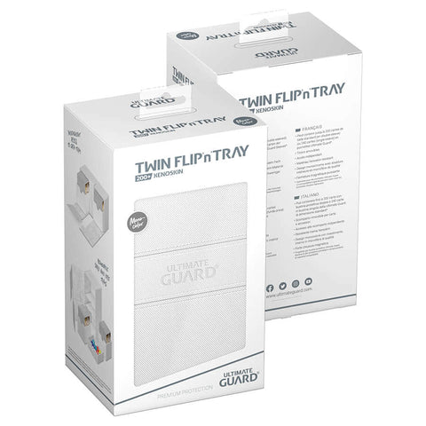 Twin Flip'N'Tray Deck Case 200+ - Xenoskin Monocolor White
