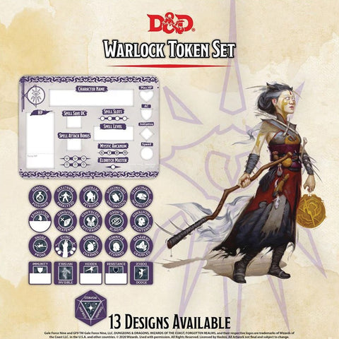 D&D - Token Set: Warlock
