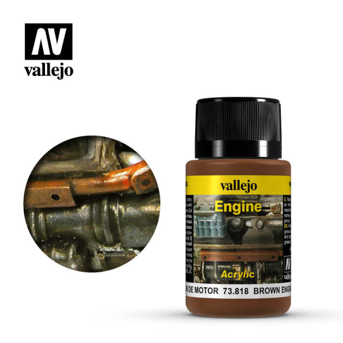 Picture of Vallejo Acrylic - Engine - Brown Engine Soot