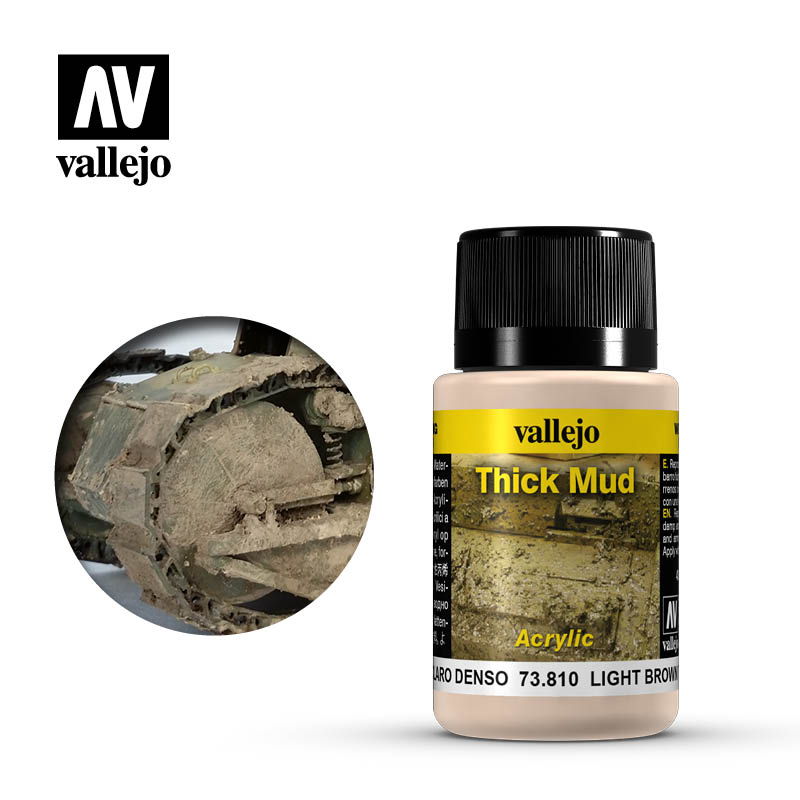 Picture of Vallejo Acrylic - Thick Mud - Light Brown Mud