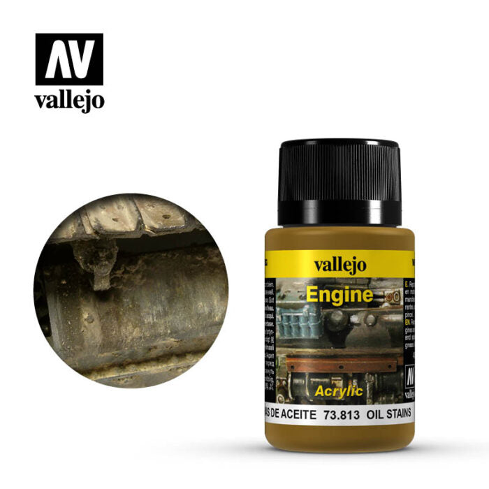 Picture of Vallejo Acrylic - Engine - Oil Stains