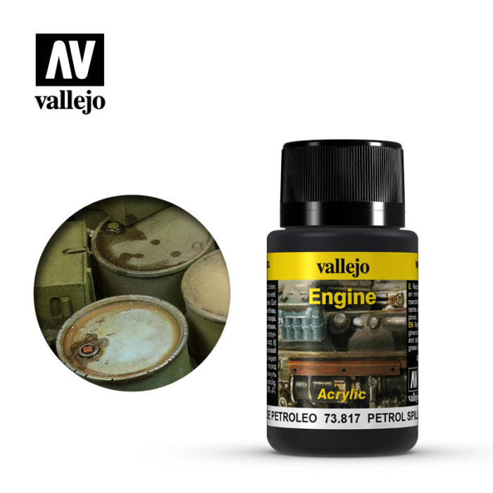 Picture of Vallejo Acrylic - Engine - Petrol Spills