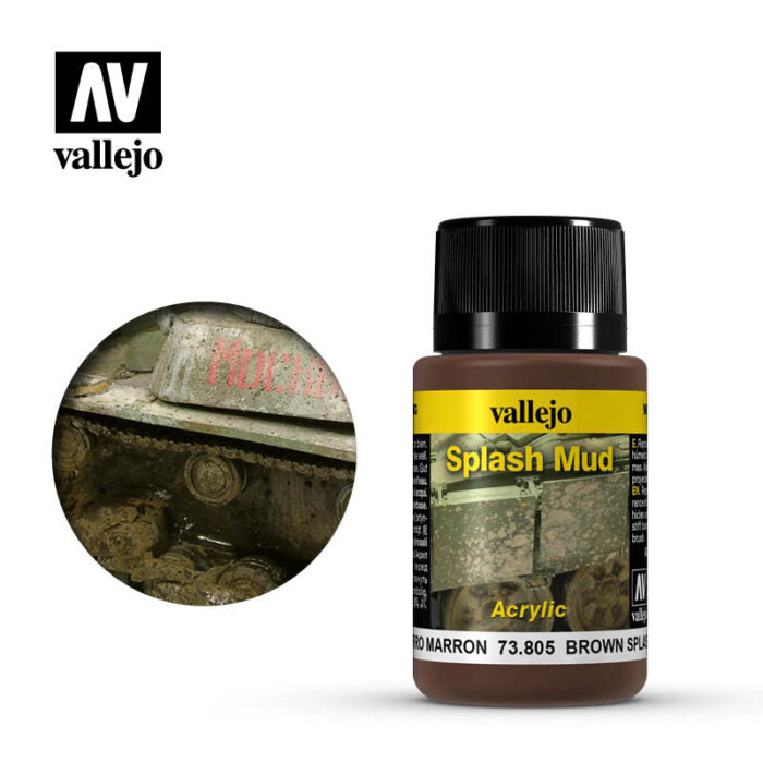 Picture of Vallejo Acrylic - Splash Mud - Brown Splash Mud