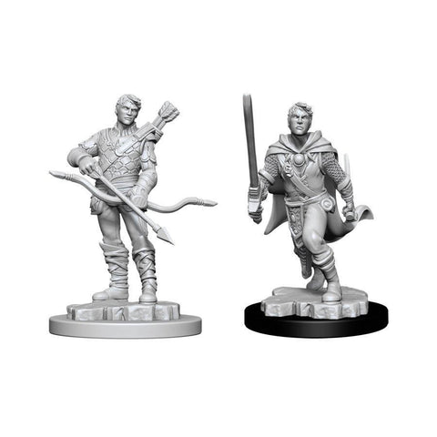 D&D Unpainted Minis: Human Ranger (2) (Male)
