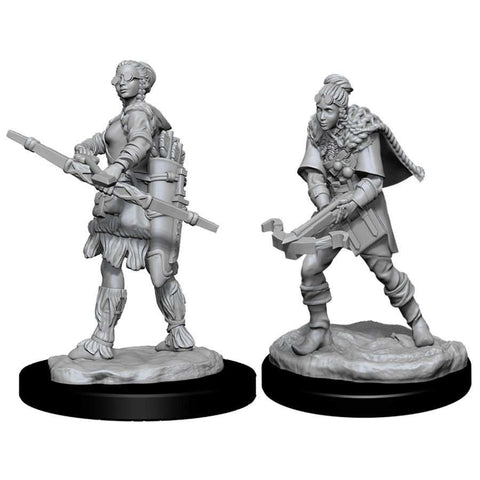 D&D Unpainted Minis: Human Ranger (2) (Female)