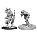 D&D Unpainted Minis: Wererat & Weretiger