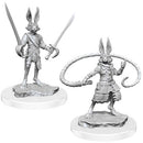 D&D Unpainted Minis: Harengon Rogues - Wave 17