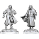 Critical Role Unpainted Minis: Male Human Sorcerer Merchant & Tiger Demon - Wave 03